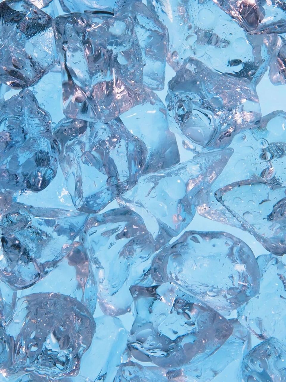 【第二弹】蓝色系冰块儿壁纸来了!