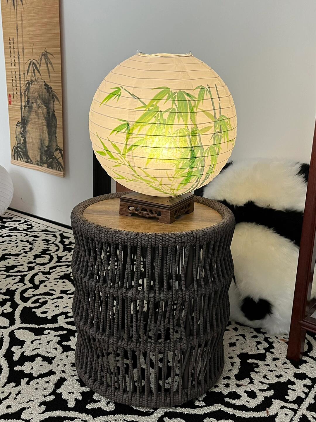 diy 了一个新中式古风竹子台灯