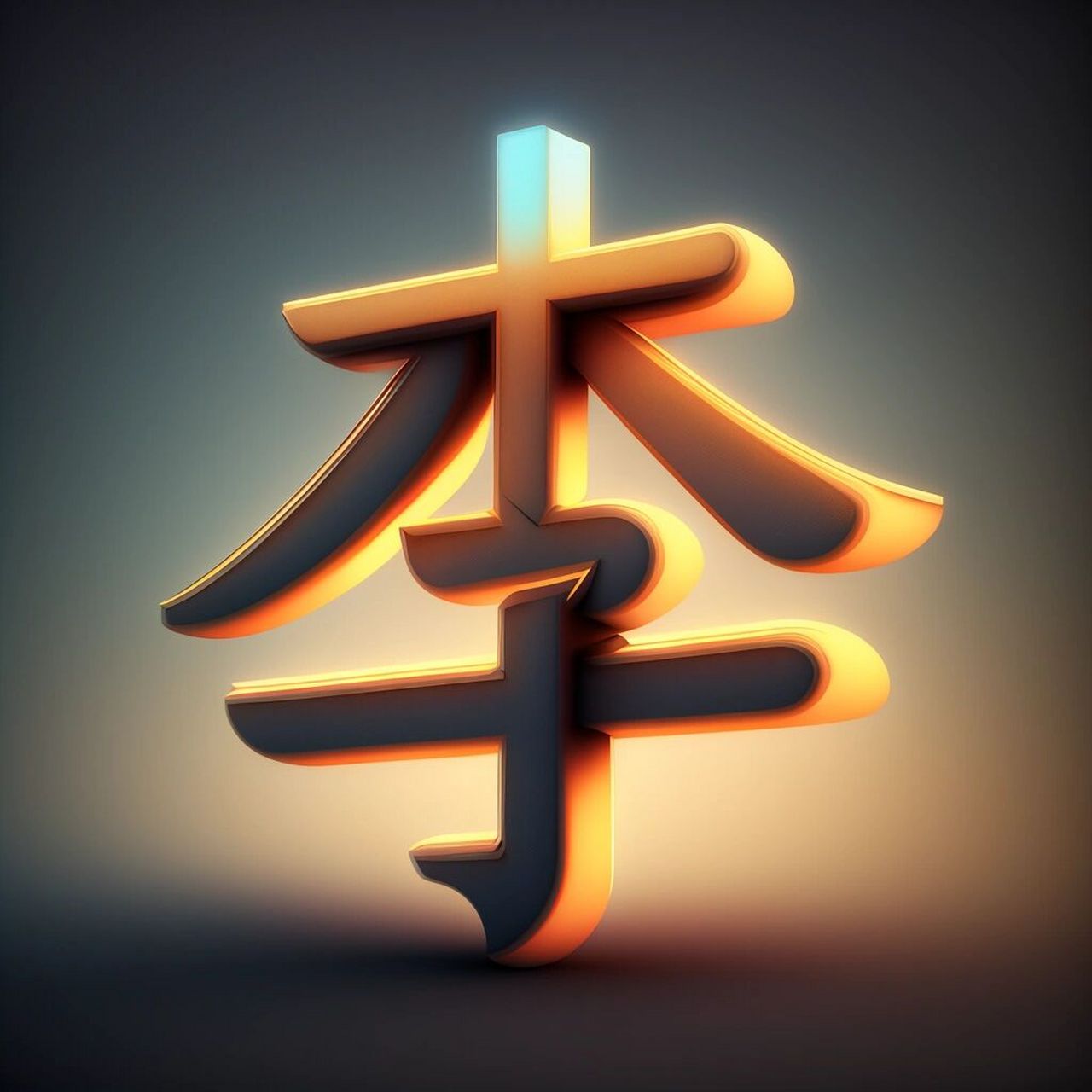艺术字体设计·姓氏头像·李 姓氏头像