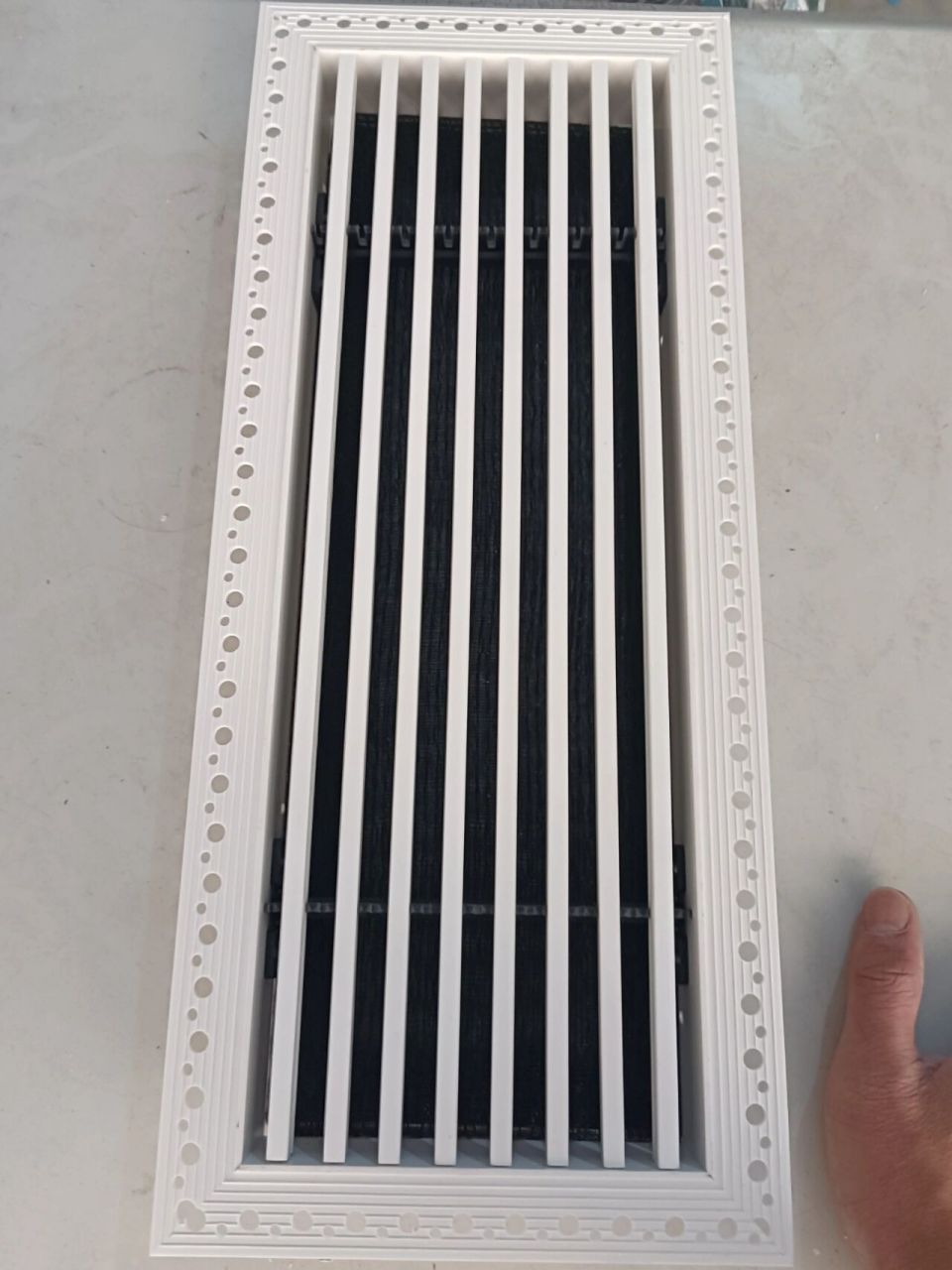 abs线型风口百叶,预埋无边框,内嵌式,窄边框,极简风格