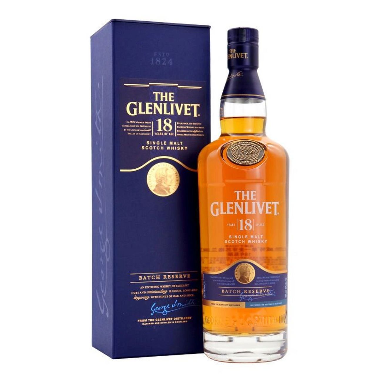 of age single malt scotch whisky 格兰威特18年单一麦芽威士忌丰富