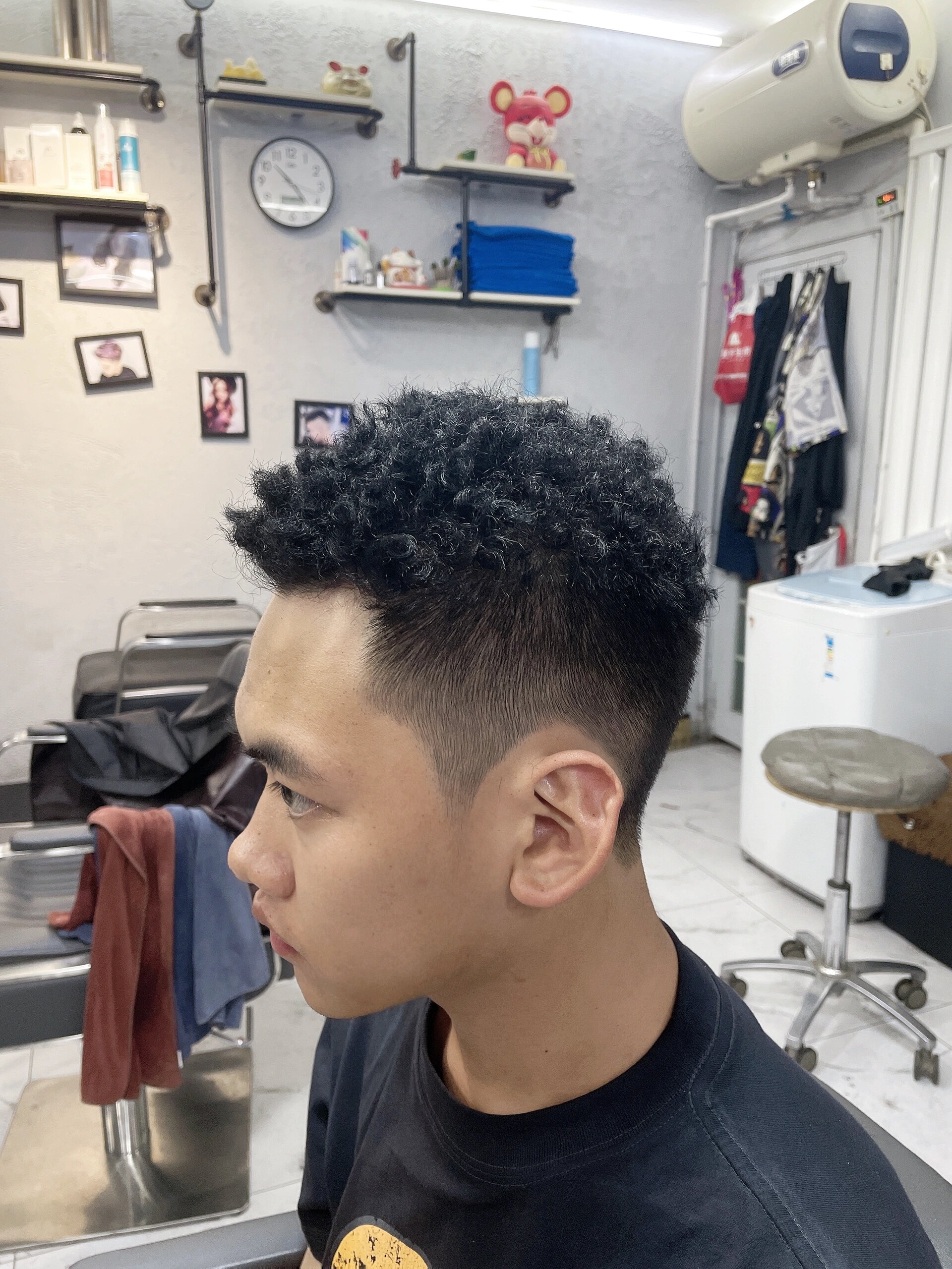 黑人烫 非洲烫 男生短发
