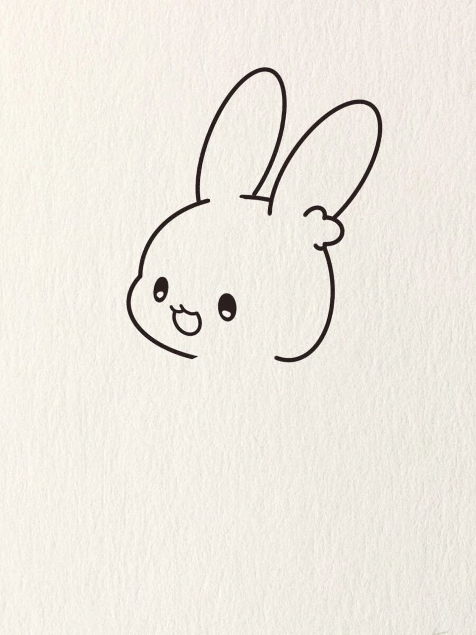 小兔子的简笔画 拟人图片