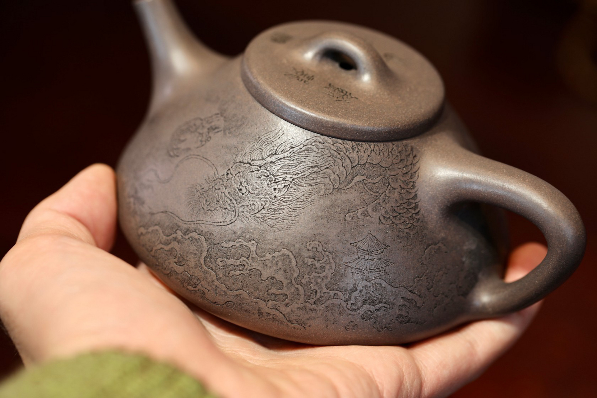 子冶石瓢·全手工 实力派刻绘作品 子冶石瓢·全手工 实力派刻绘作品