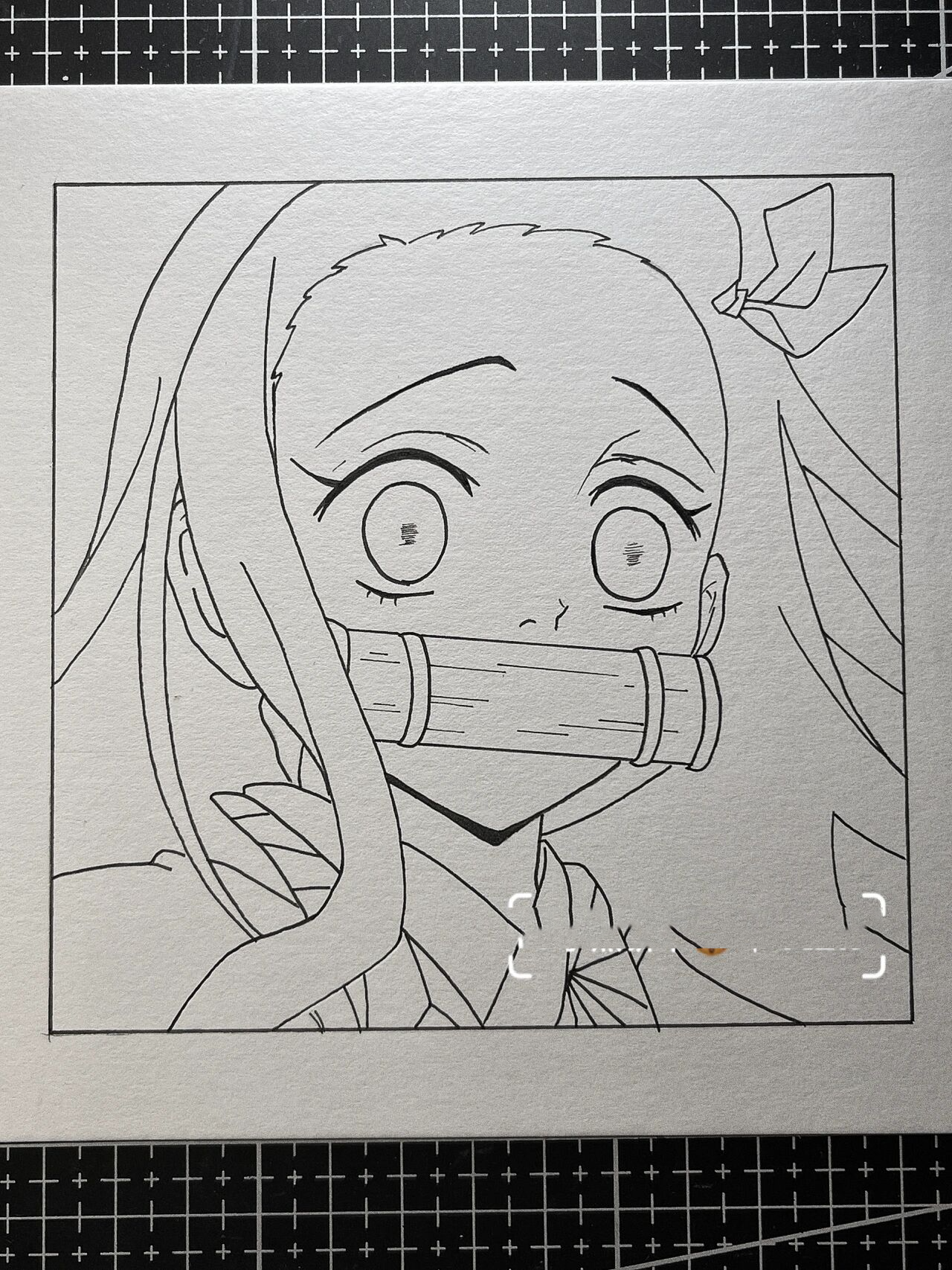 手绘|鬼灭之刃· 祢豆子 附线稿过程