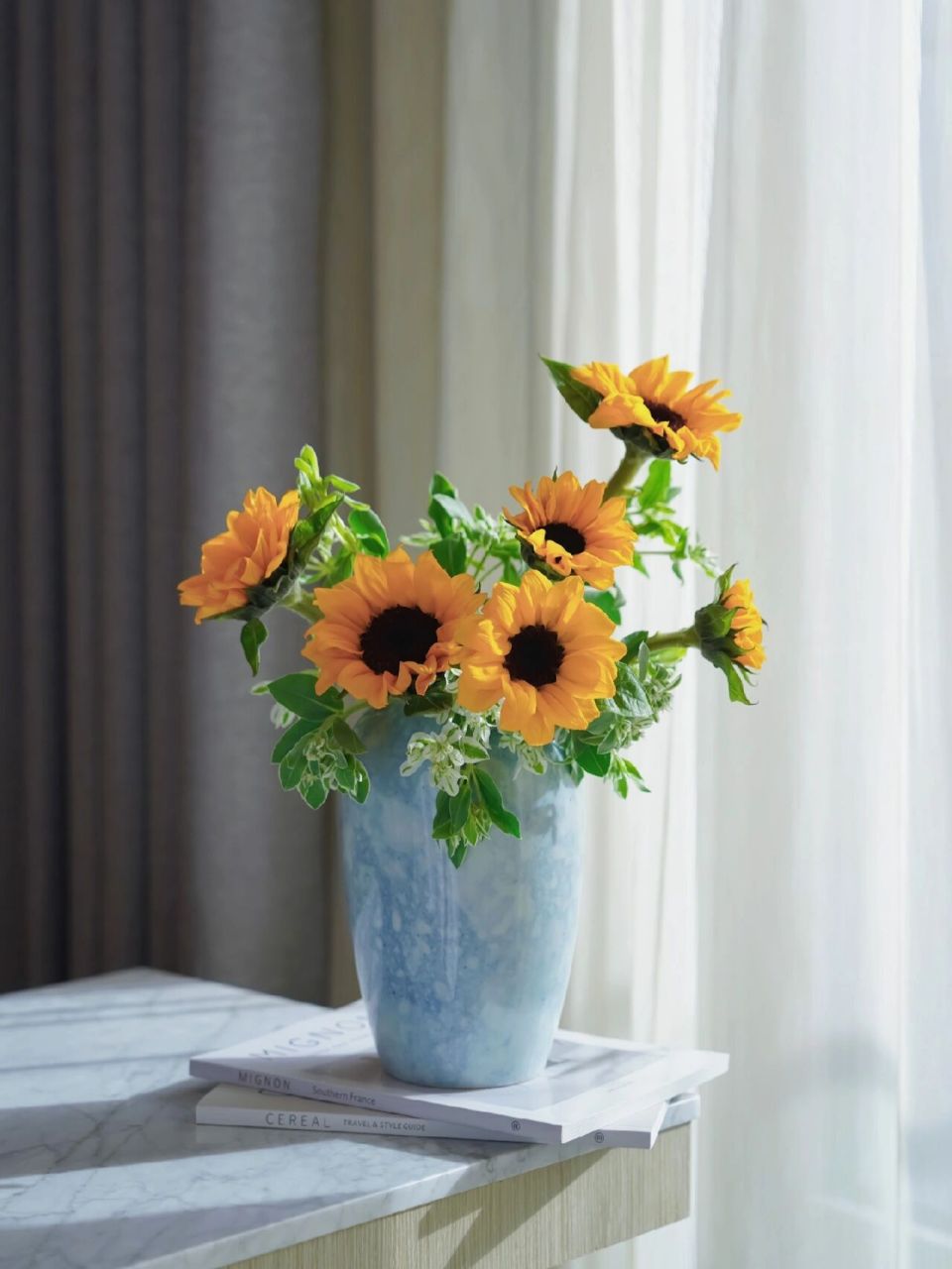 插花98|向阳而生,向日葵花束两步轻松get 阳光很暖,电量很满 要继续