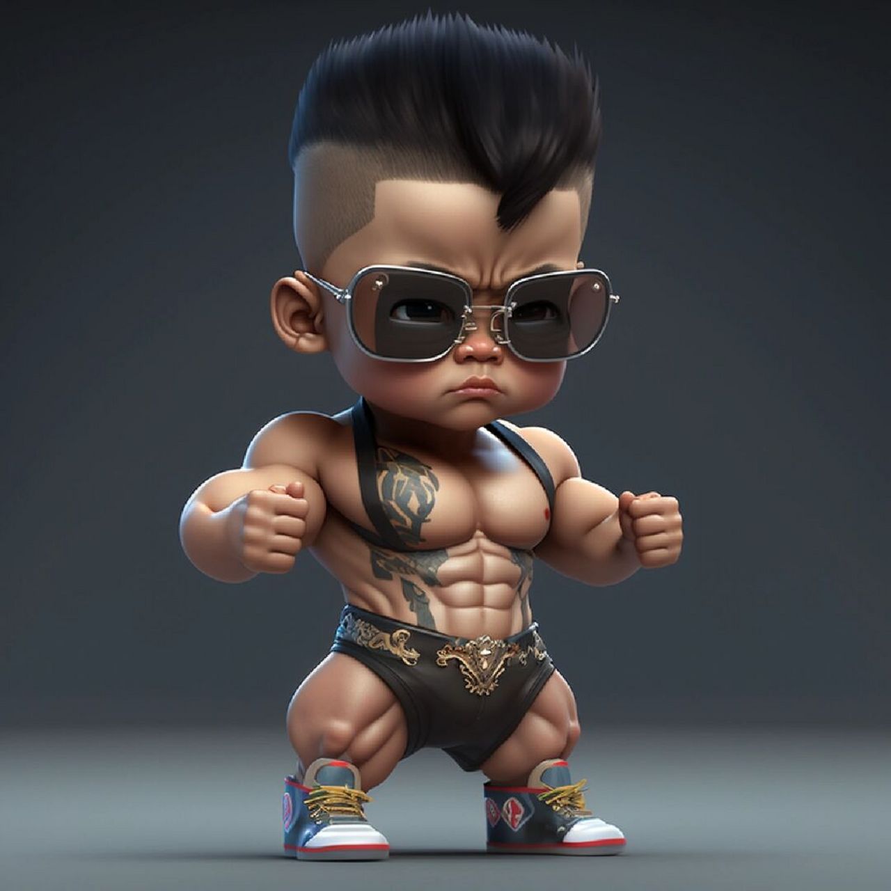 肌肉小男孩 你的要的肌肉小孩来又来了