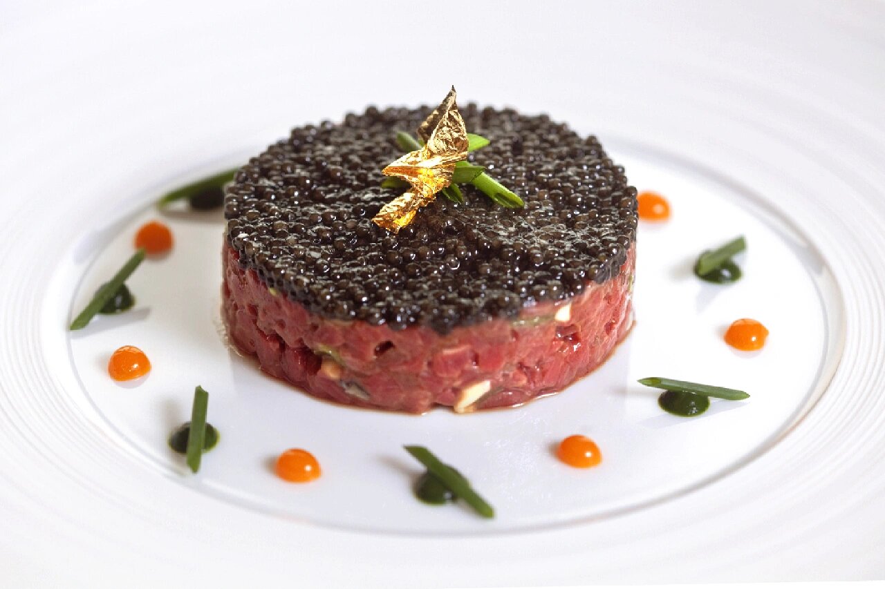 法式生牛肉塔塔| 西式晚宴菜单必备9193 beef tartare是一道经典