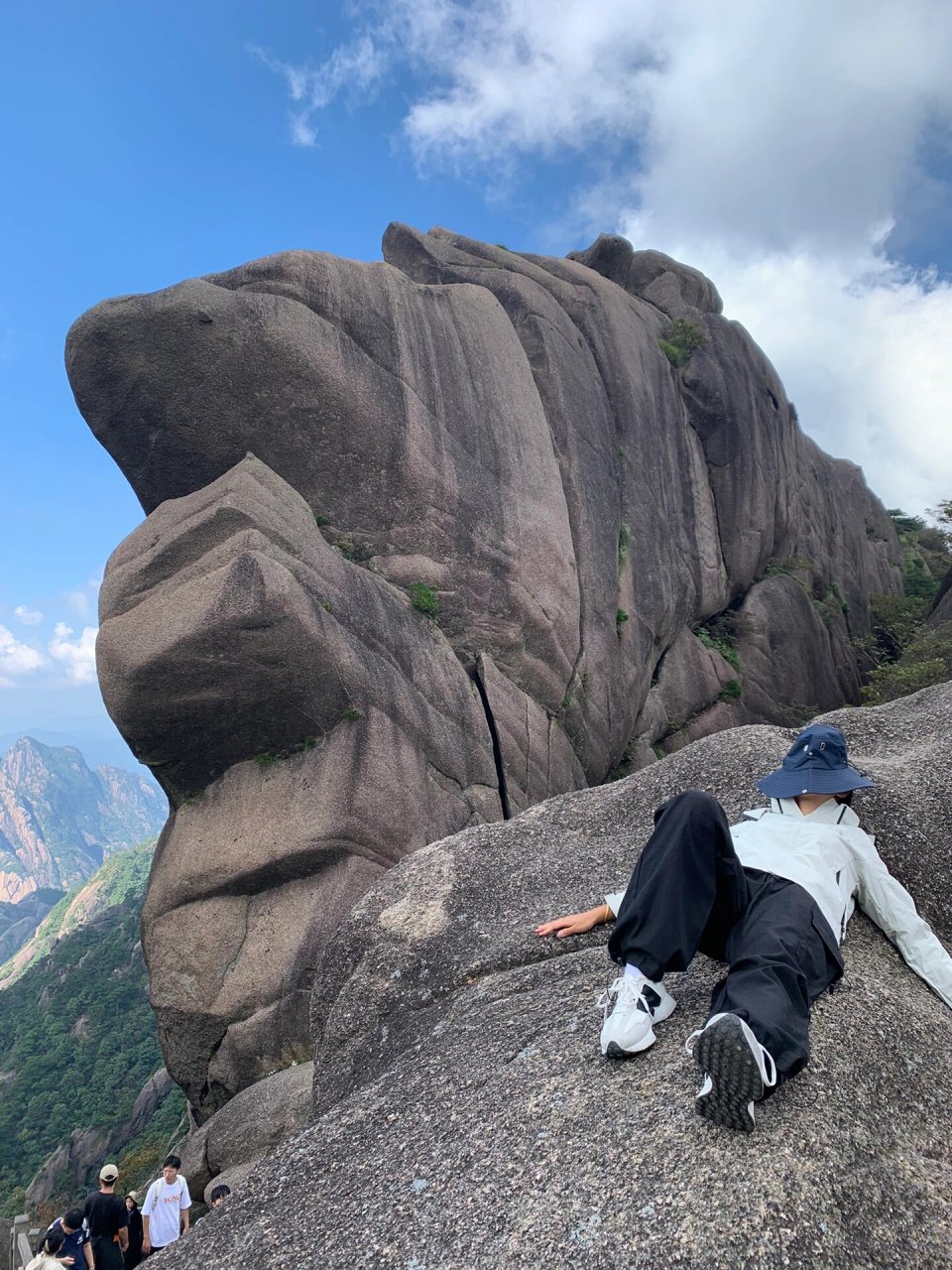 黄山拍照姿势图片