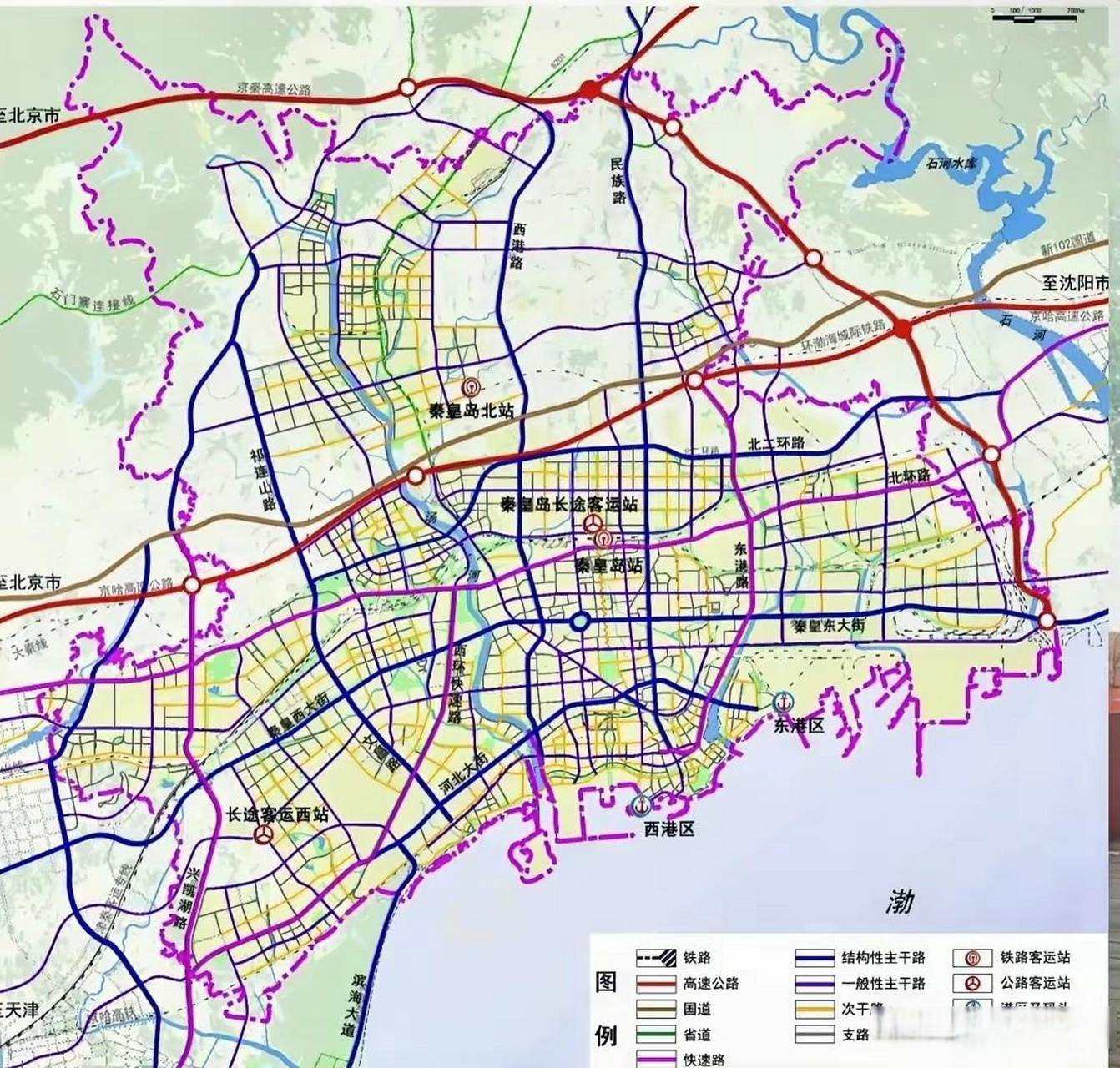秦皇岛头条 这个是秦皇岛市规划的秦皇岛北站,和我那个进入秦皇岛站的
