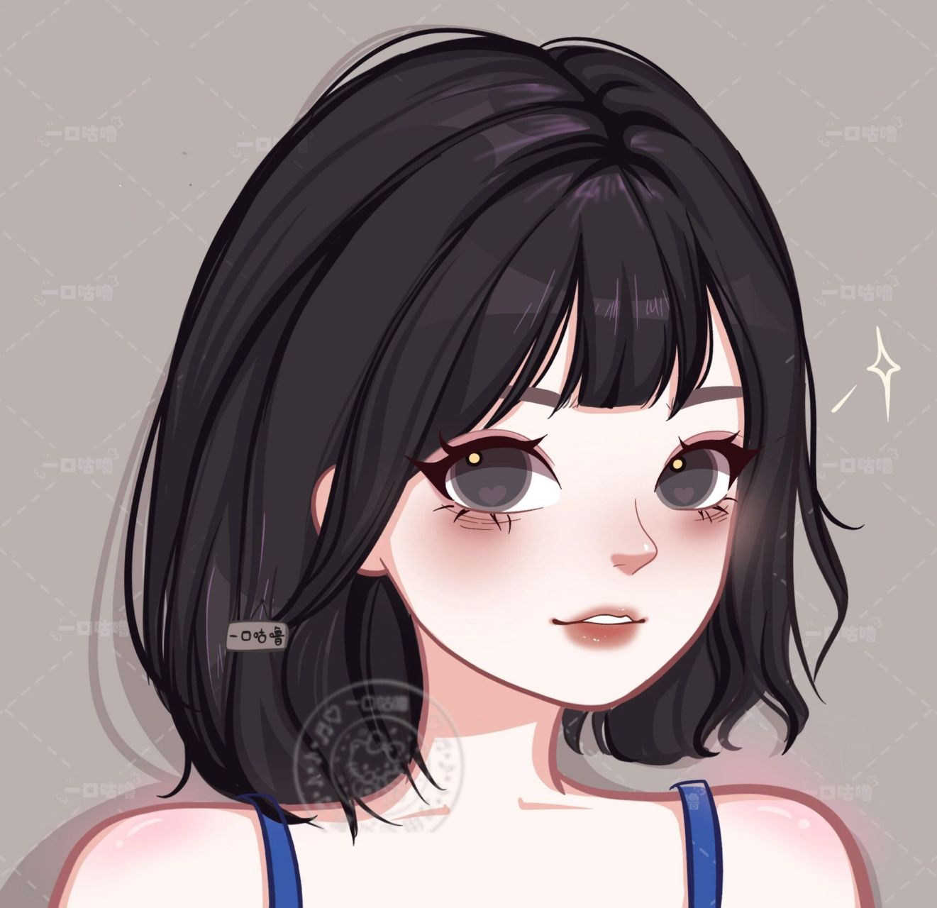 卡通头像|短发女生也超可爱!