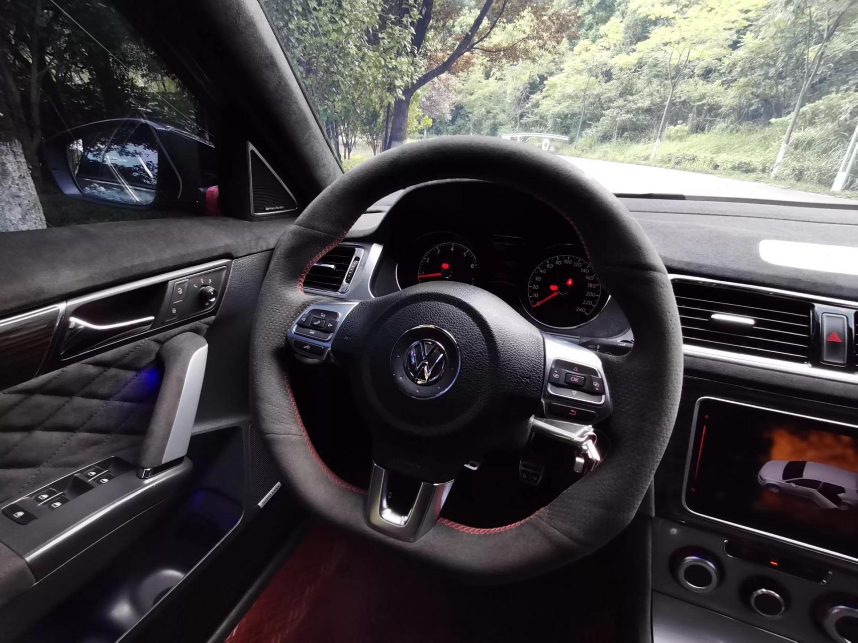 大众朗行13年低配奢华改装案例.