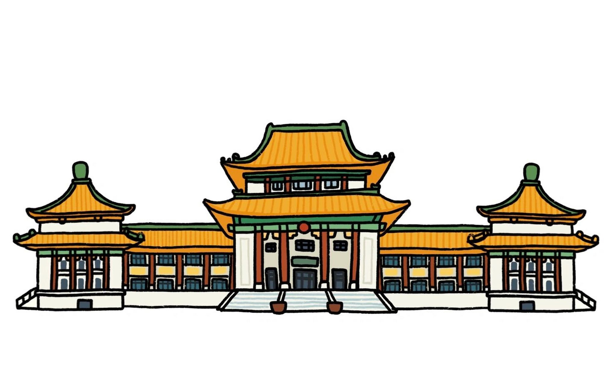 城市地标建筑小插画|广州(第三弹) 距离上次更新广州地标又又过了很久