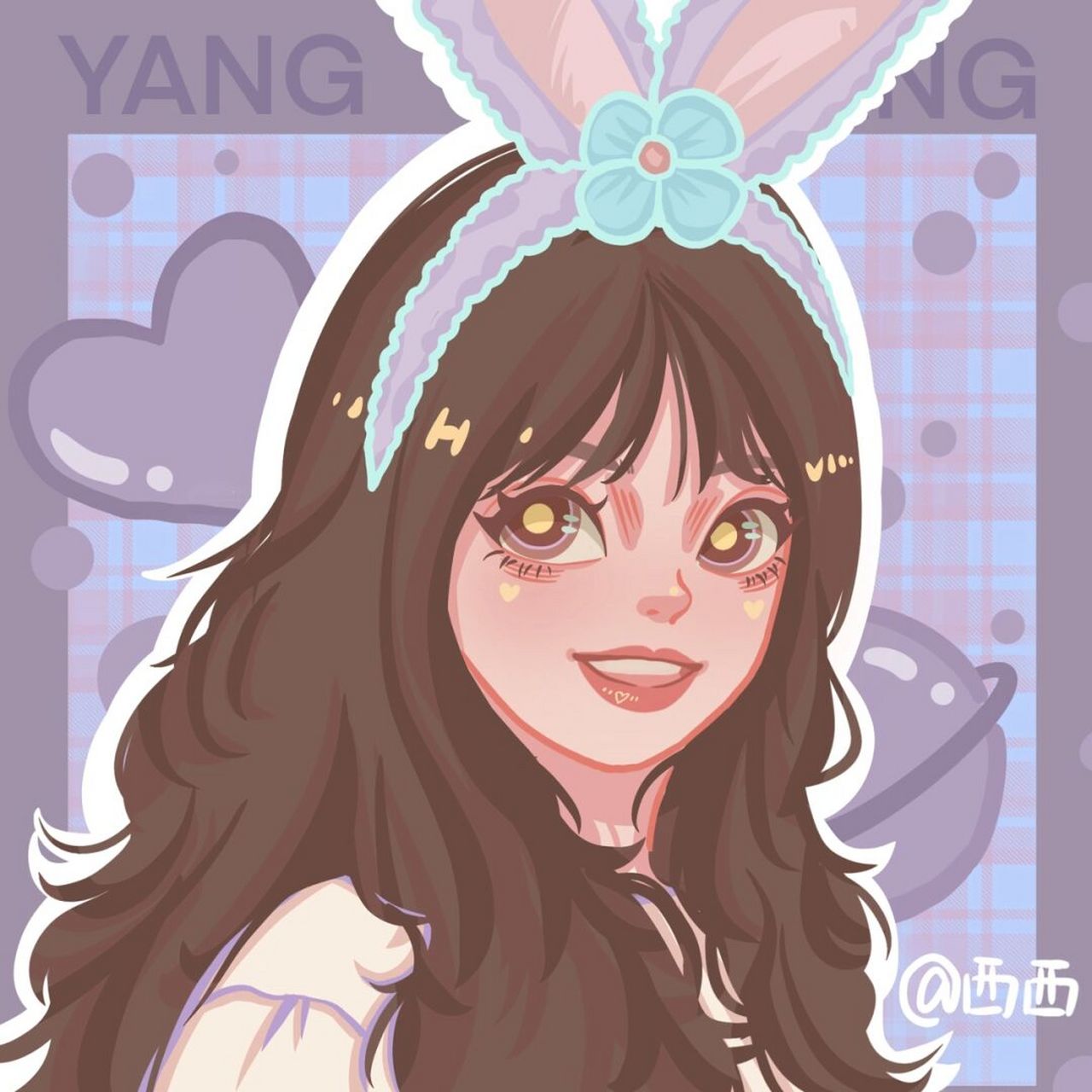 客单07用,想属于自己的专属头像的宝们就来找我约稿吧～#procreate