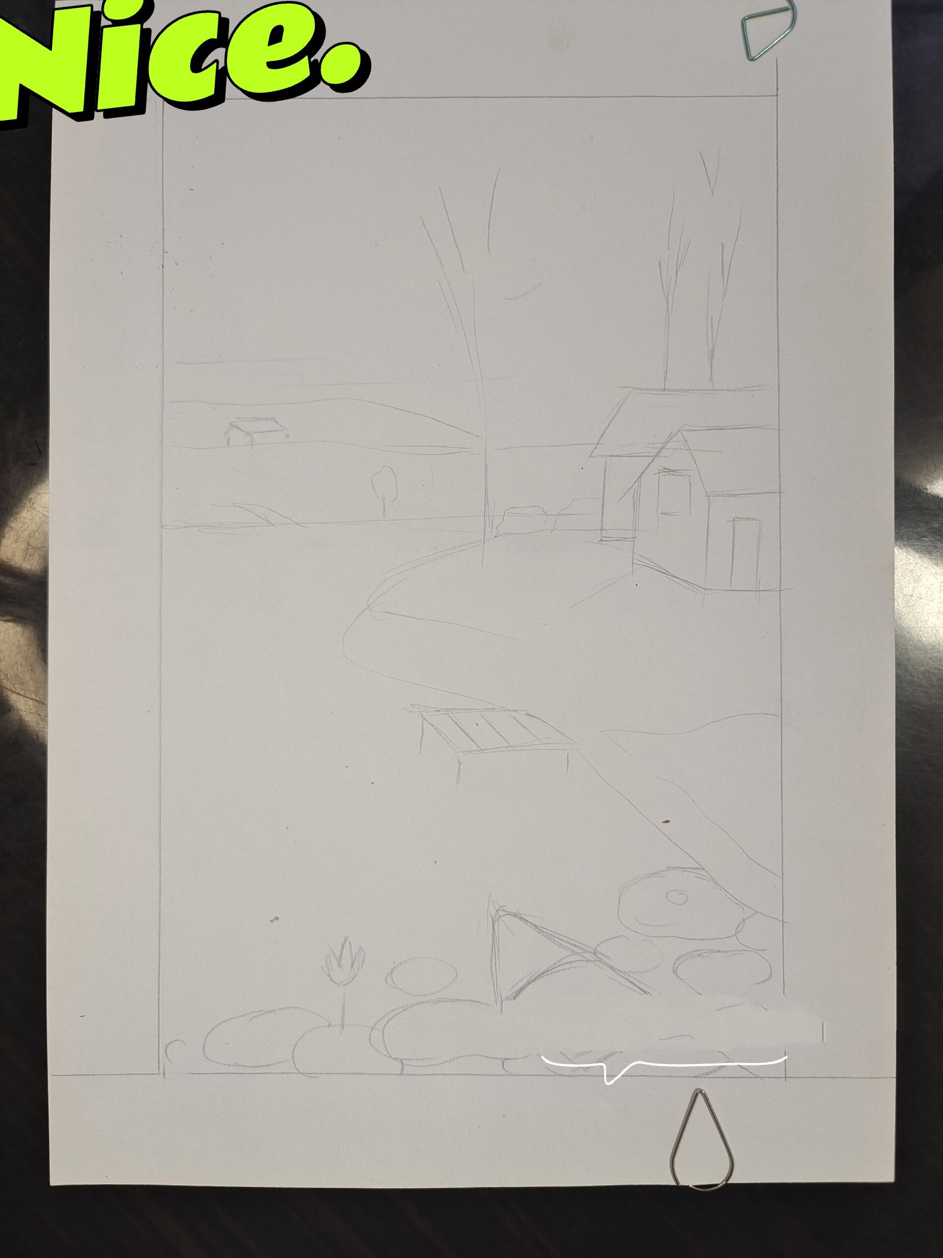 浪漫田野(彩铅风景附步骤图) 嗨,更新了宝子们. 喜欢的画起来吧