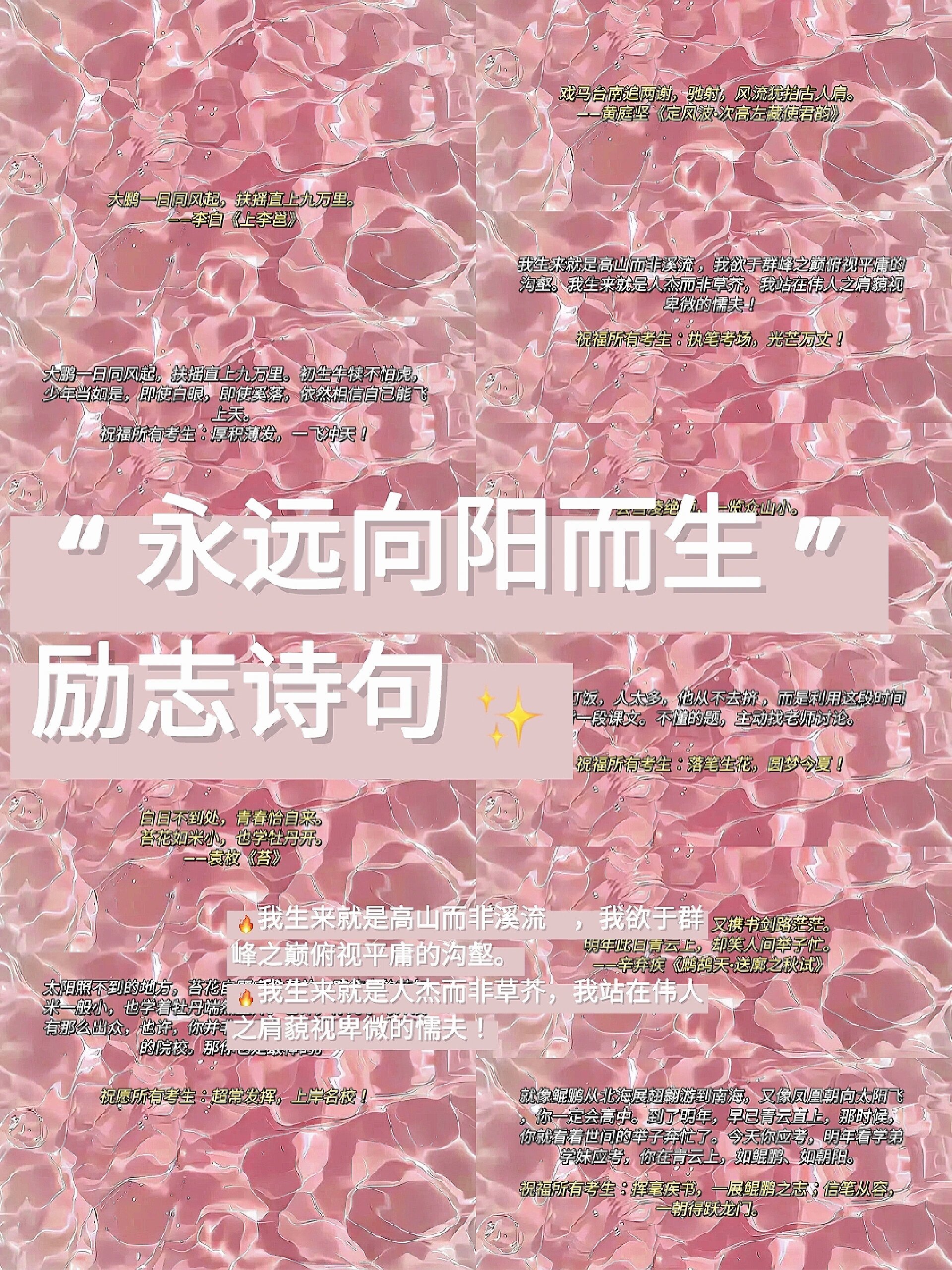 形容永不放弃的诗词
