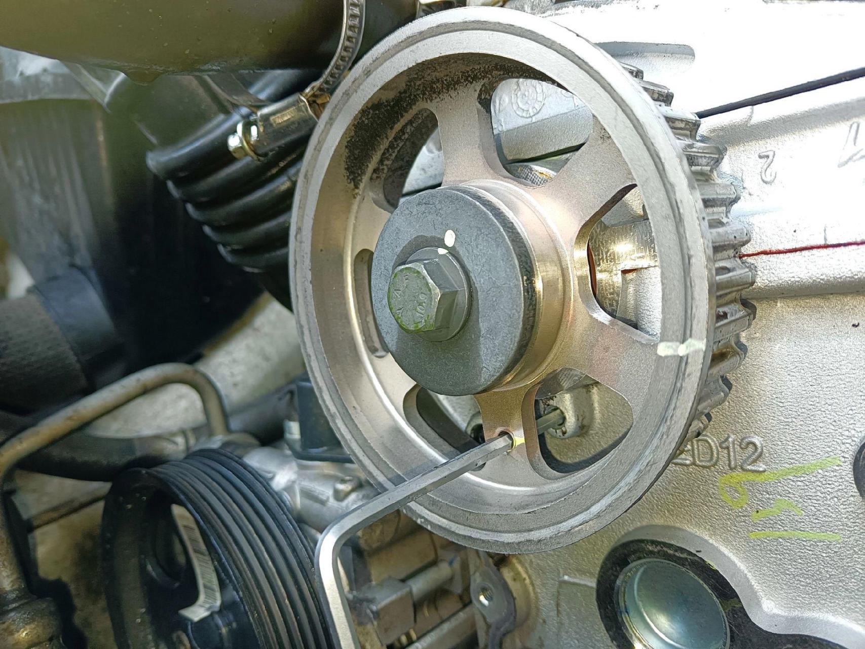 长城gw4d20e柴油发动机正时标记.