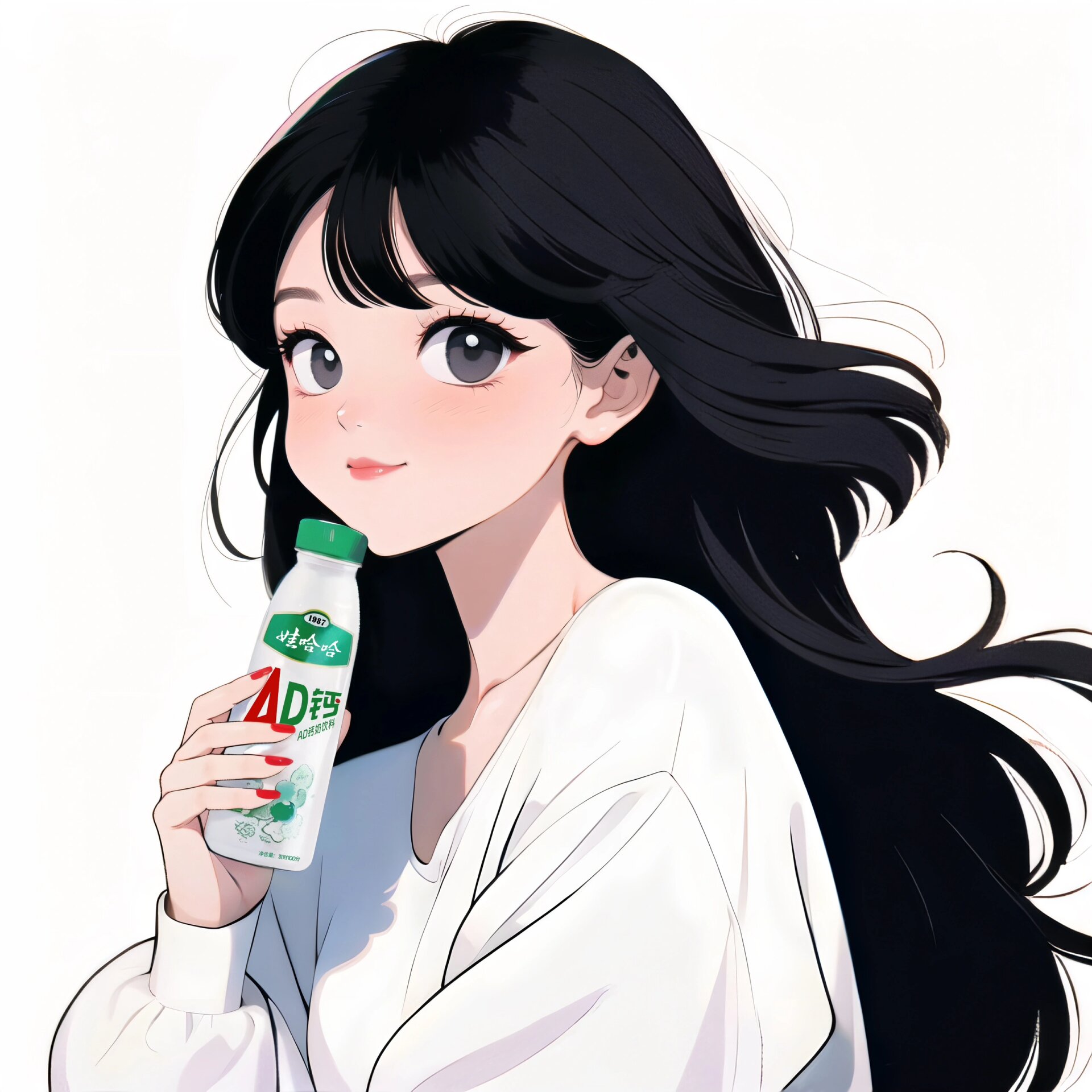 女神头像娃哈哈ad钙奶好喝旧漫头像