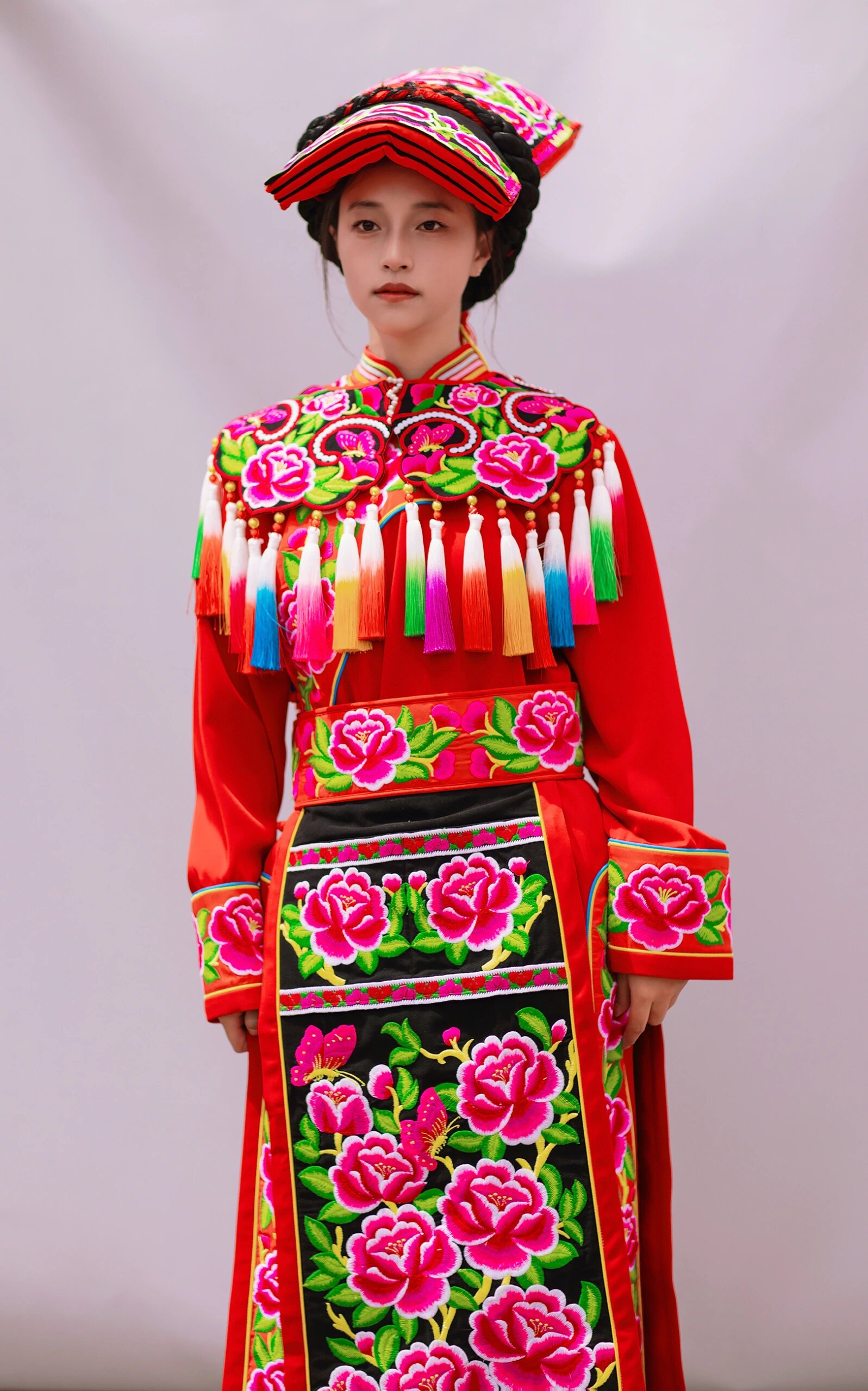 羌族真出美女 中国61雲南61羌族  2023619 唐金蕊,羌族,是雲南