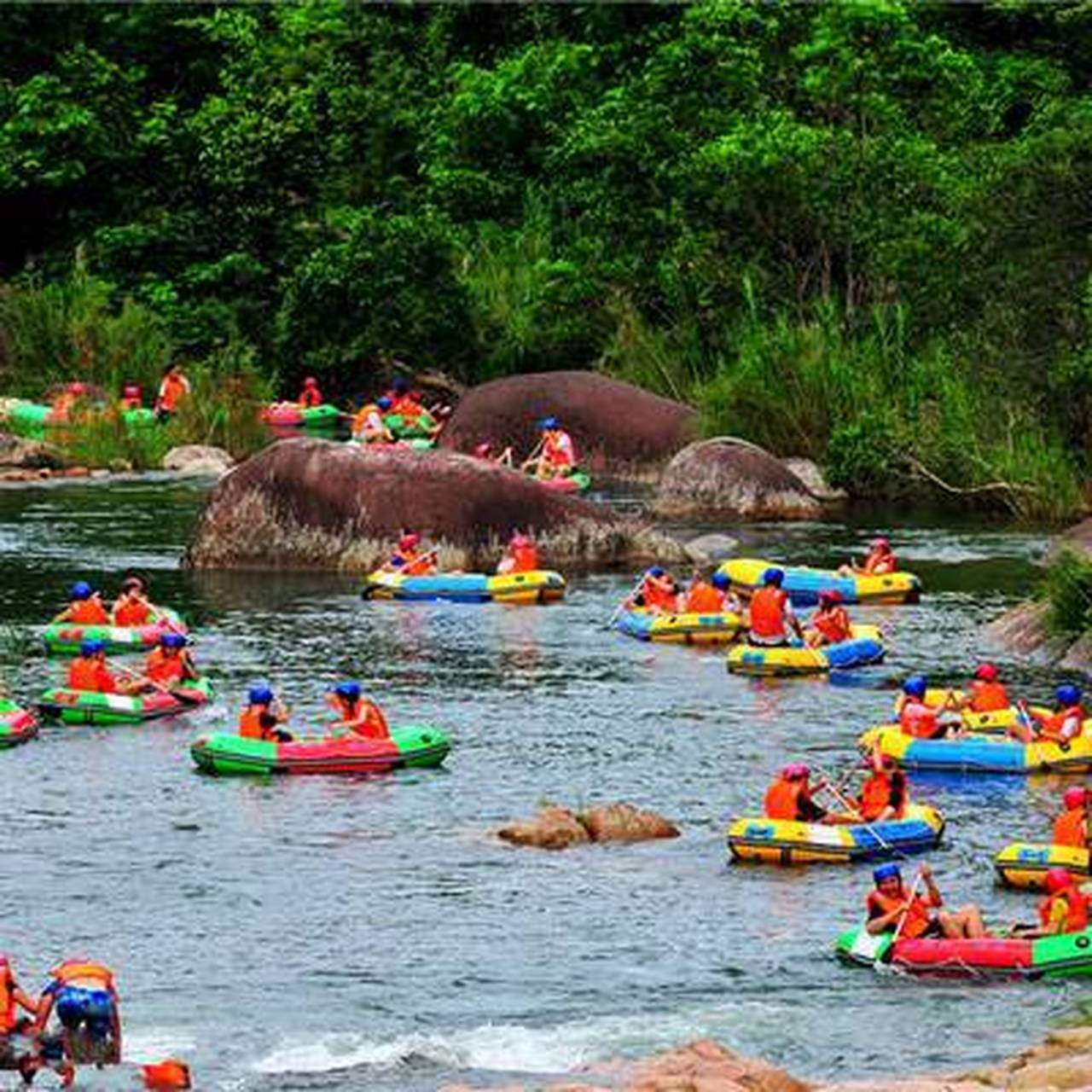 广西东兴野人谷漂流给你带来夏日清凉!