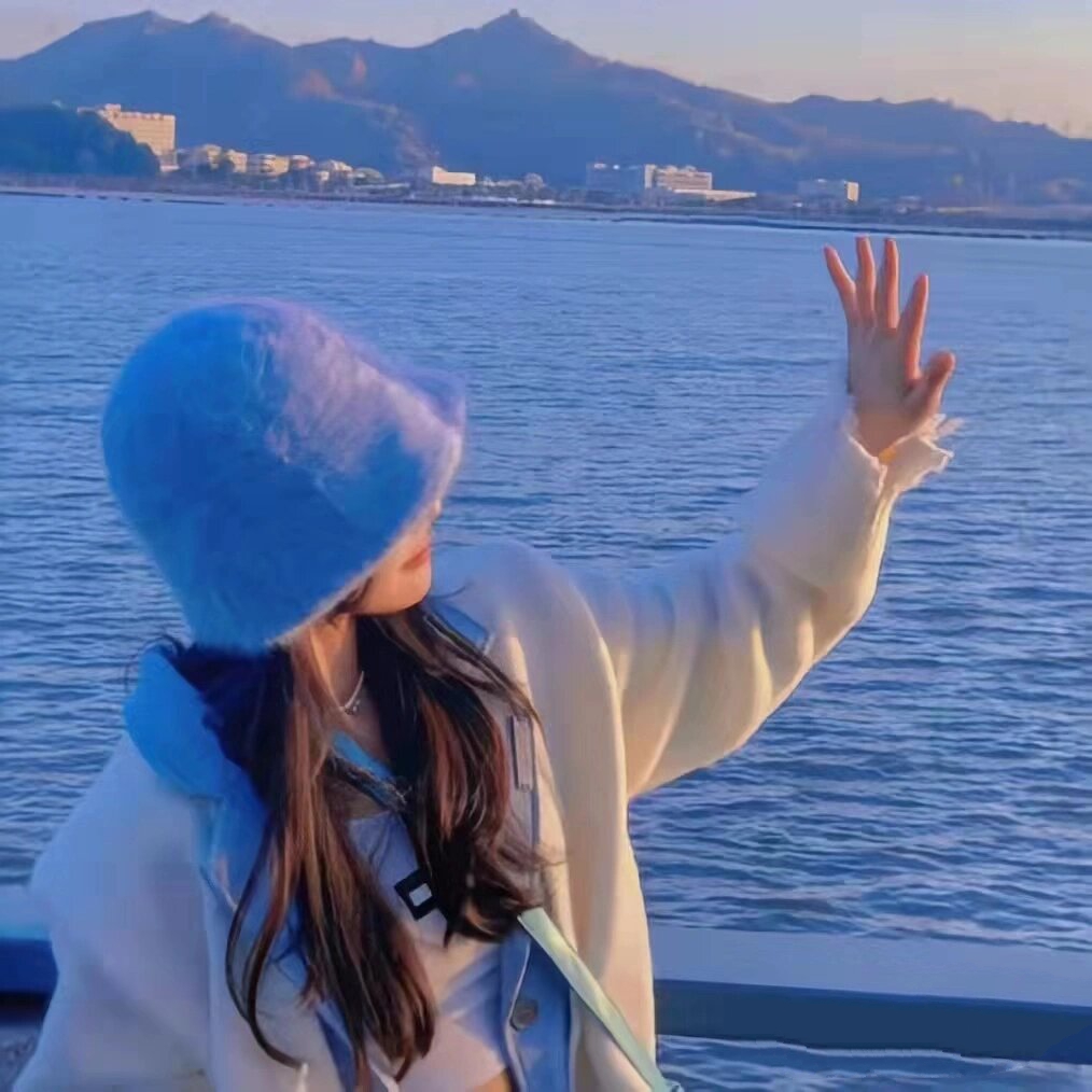 好看的真人女生侧脸头像