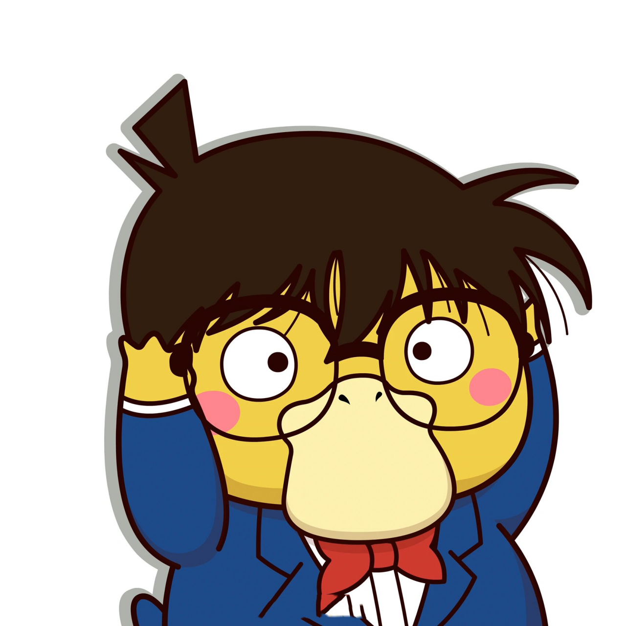 可达鸭系列头像之名侦探柯南