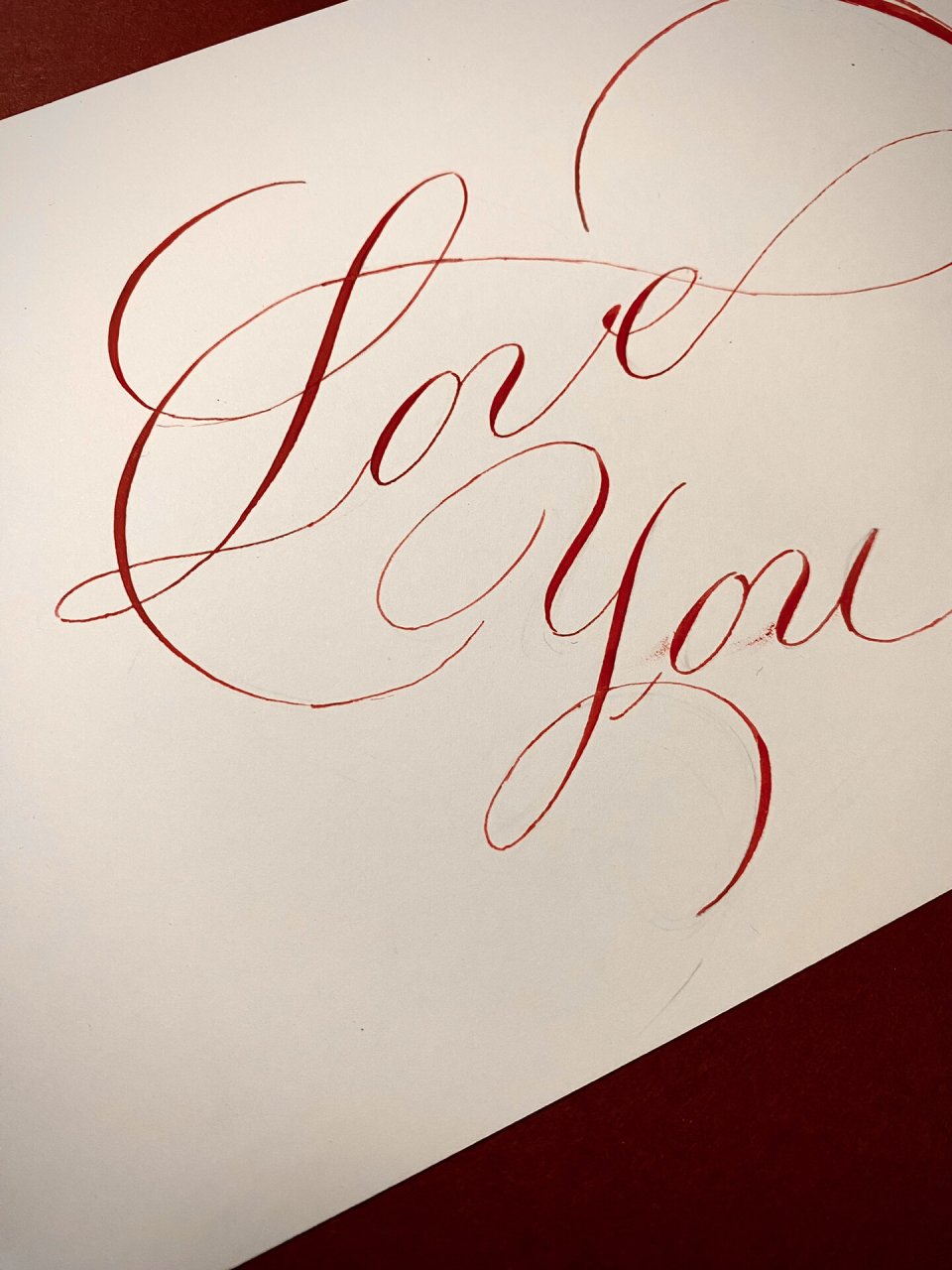 花体英文- 爱你love you 情人节贺卡78159407