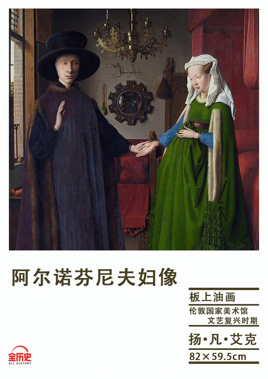 【"油画之父"扬·凡·艾克的代表作——《阿尔诺芬尼夫妇像》】