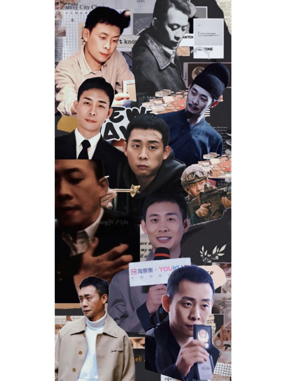 张译壁纸 太帅了太帅了,哎呦喂,我看谁还没有做成手机壁纸呢哎呀帅炸