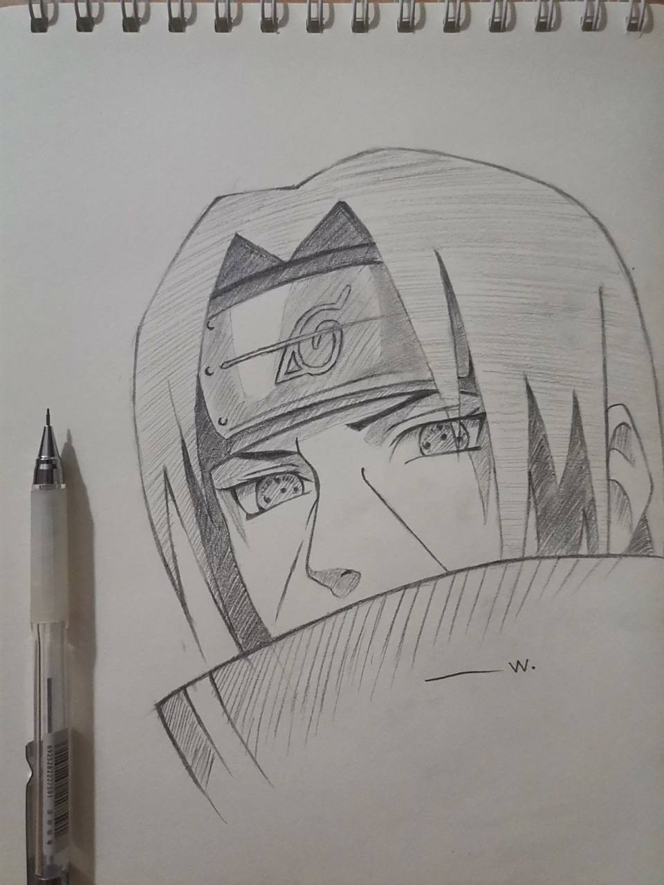 给以前的画来个小合集(火影忍者手绘)