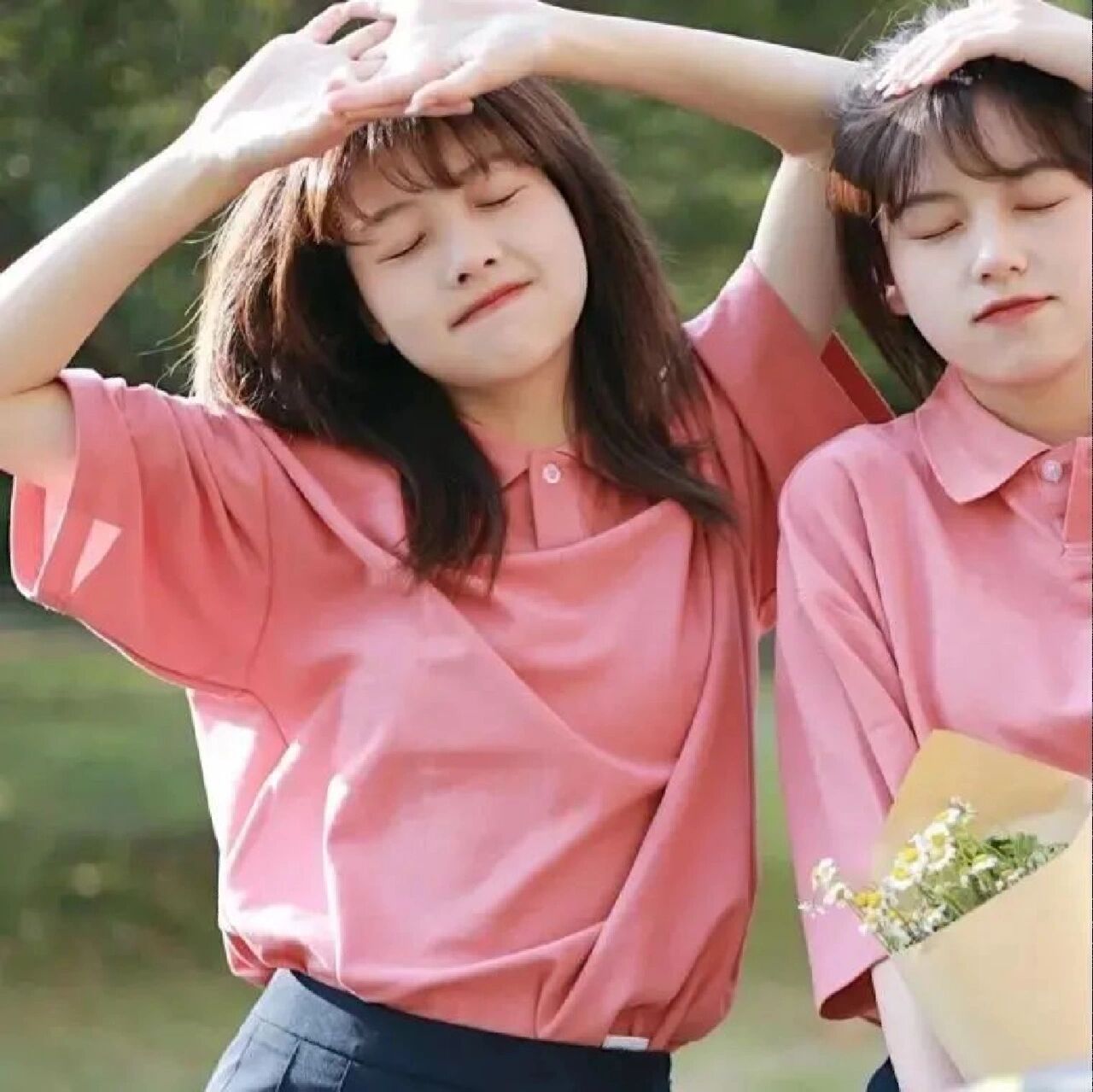 闺蜜头像|真人|温柔|双人