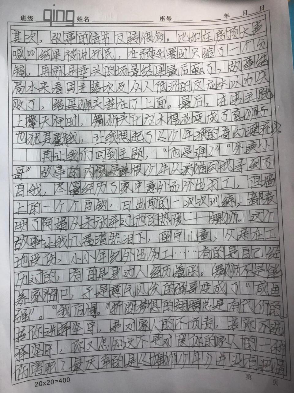 雄狮少年影评600字图片