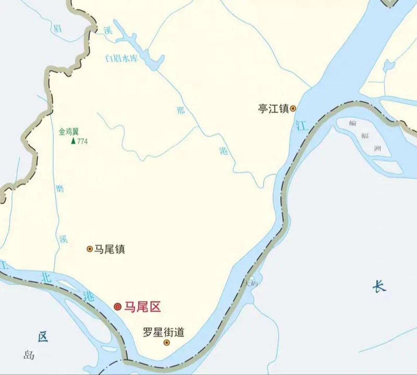 但由于马尾区山多,城区面积不大,以后应该重点建设琅岐岛,往闽江口