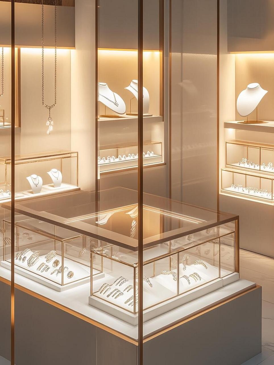 led灯条是珠宝店展柜照明不可或缺的灯具,它能够提供均匀而柔和的光线