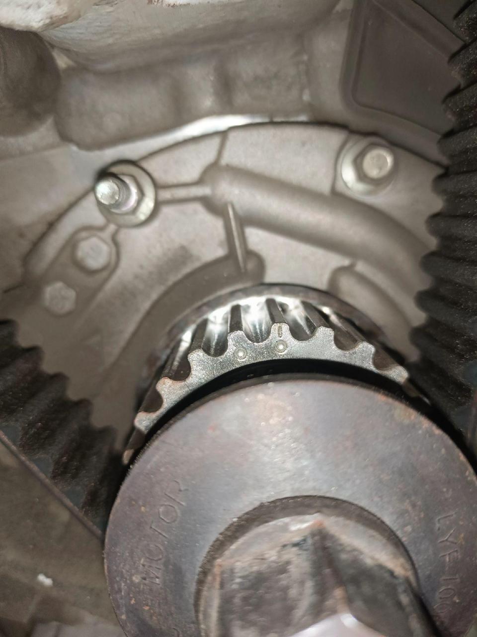 荣威正时皮带安装图片.荣威1.