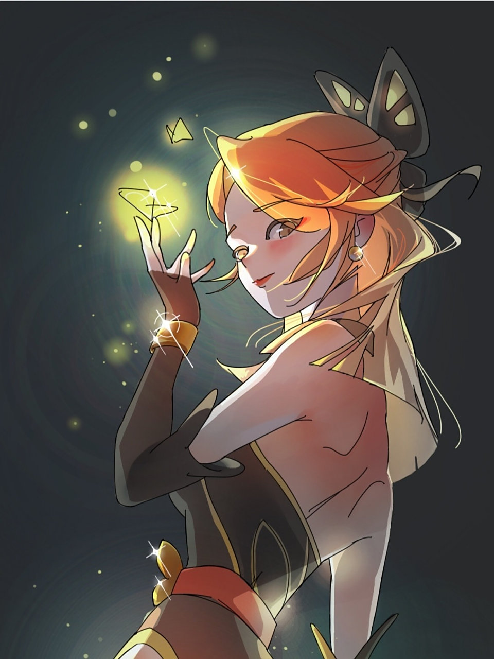 【荒野乱斗】蝶舞佩佩同人图绘制过程分享 第一次发小红书,这个尺寸放