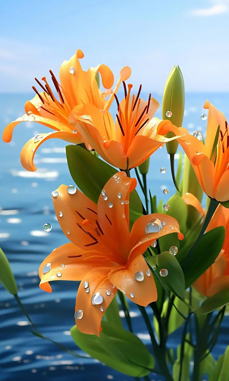 花瓣轻舞随风动, 柔美婉约如诗篇