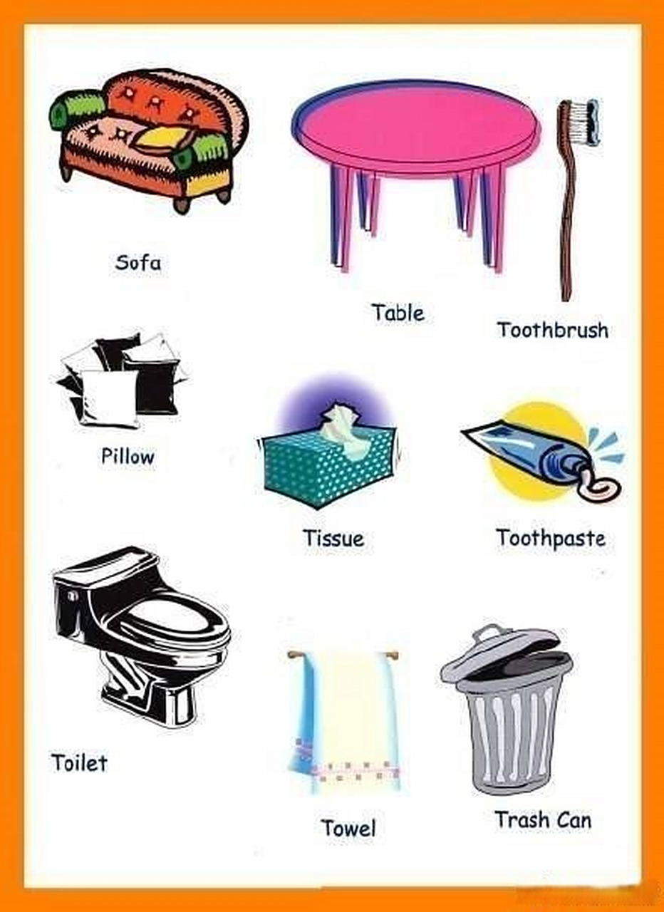 furniture 家具;arm chair有扶手的椅子;wicker chair柳条椅;swivel