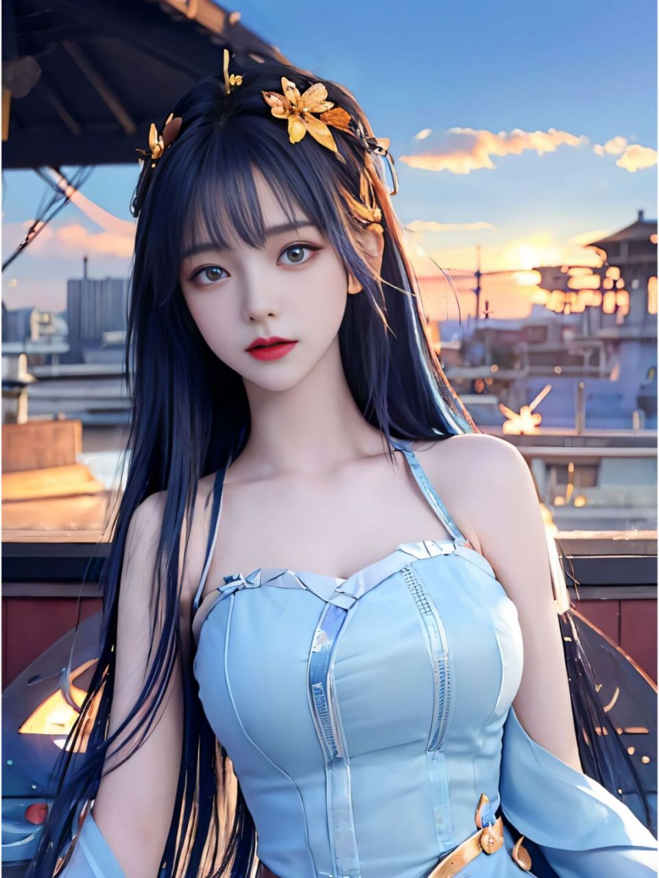 一些美如画的国风主题美少女绘画 #ai绘画#02 02#国风#02 02