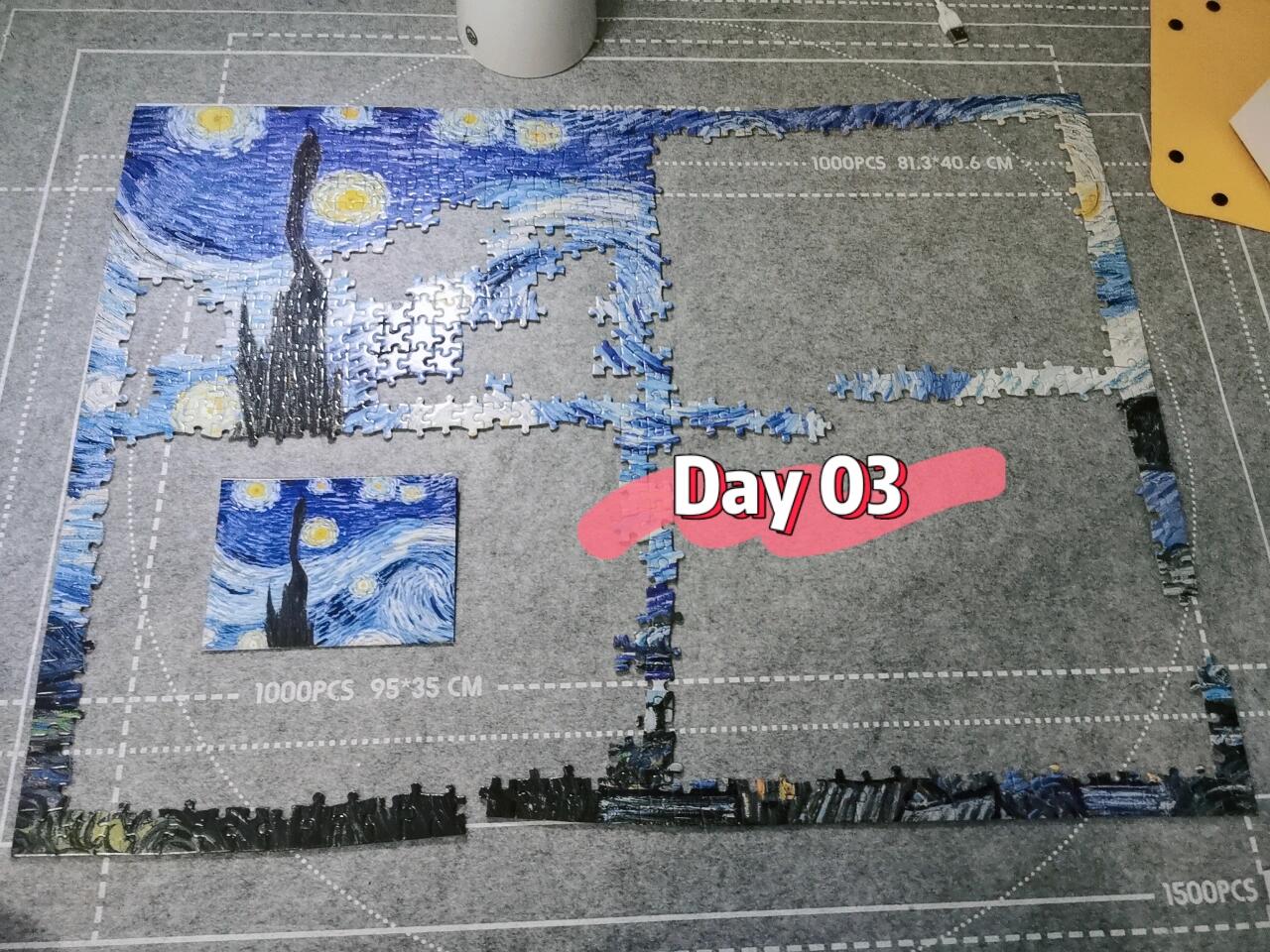 拼图06|梵高《星空