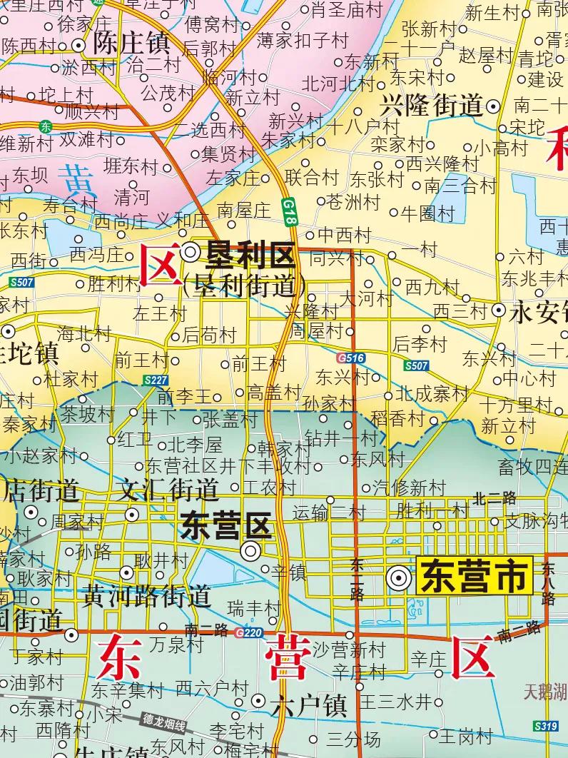 东营市有3个区,东营区,垦利区,河口区,这里面哪个区是市中心呢?