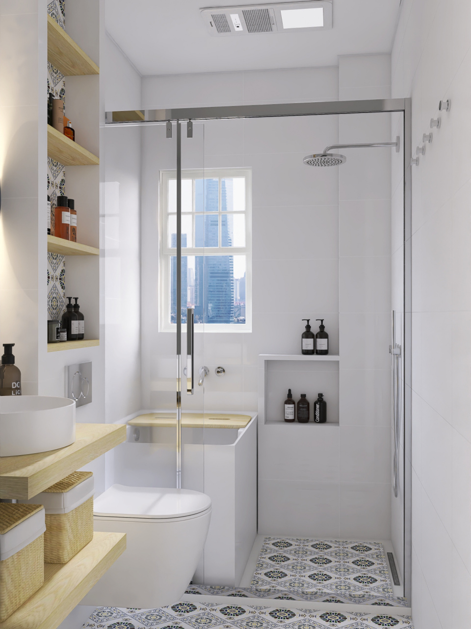 3㎡小浴室装修案例 | 五脏俱全0907 【最后一张附有浴室详细尺寸