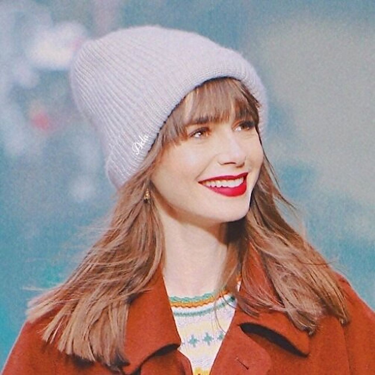 莉莉柯林斯头像壁纸 好好看呀 莉莉柯林斯 lily collins 头像壁纸