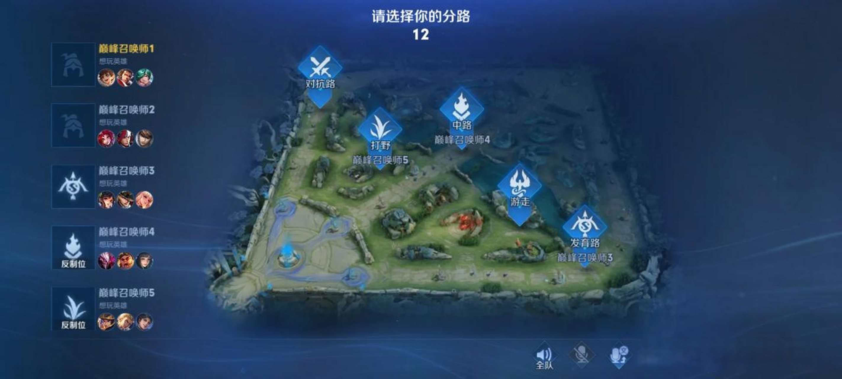 王者农药这个开局预选分路出了之后,就没人抢过我的