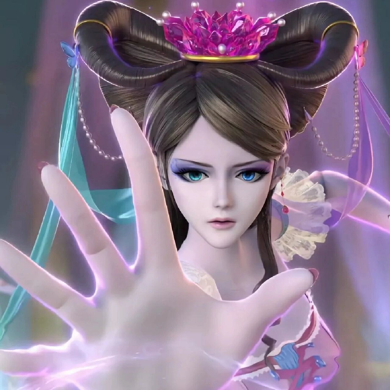 叶罗丽精灵梦笛子仙子孟术镜孔雀头像