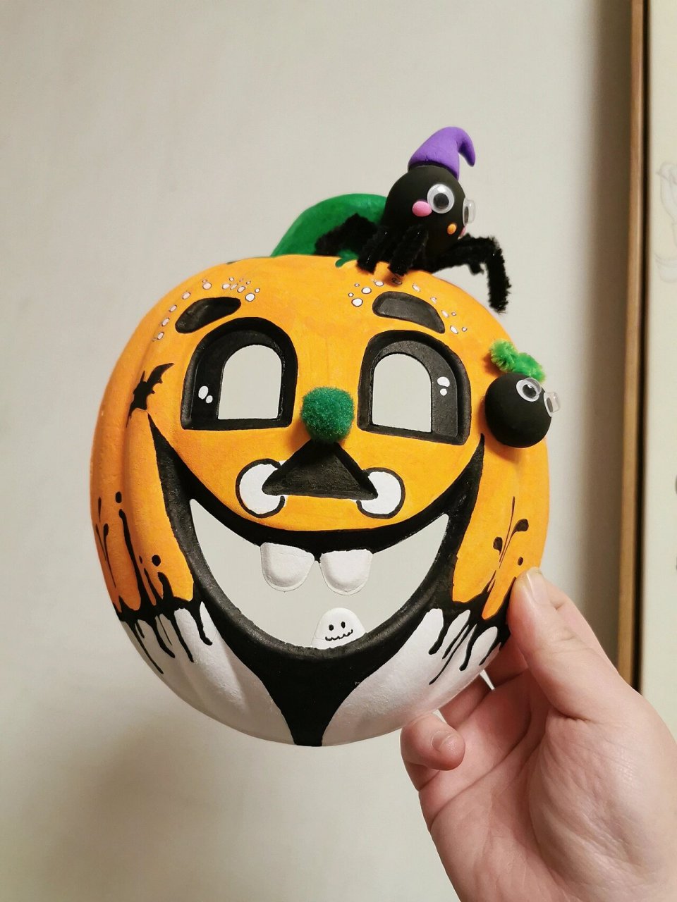 原创@96小兔兔不二96 万圣节南瓜面具