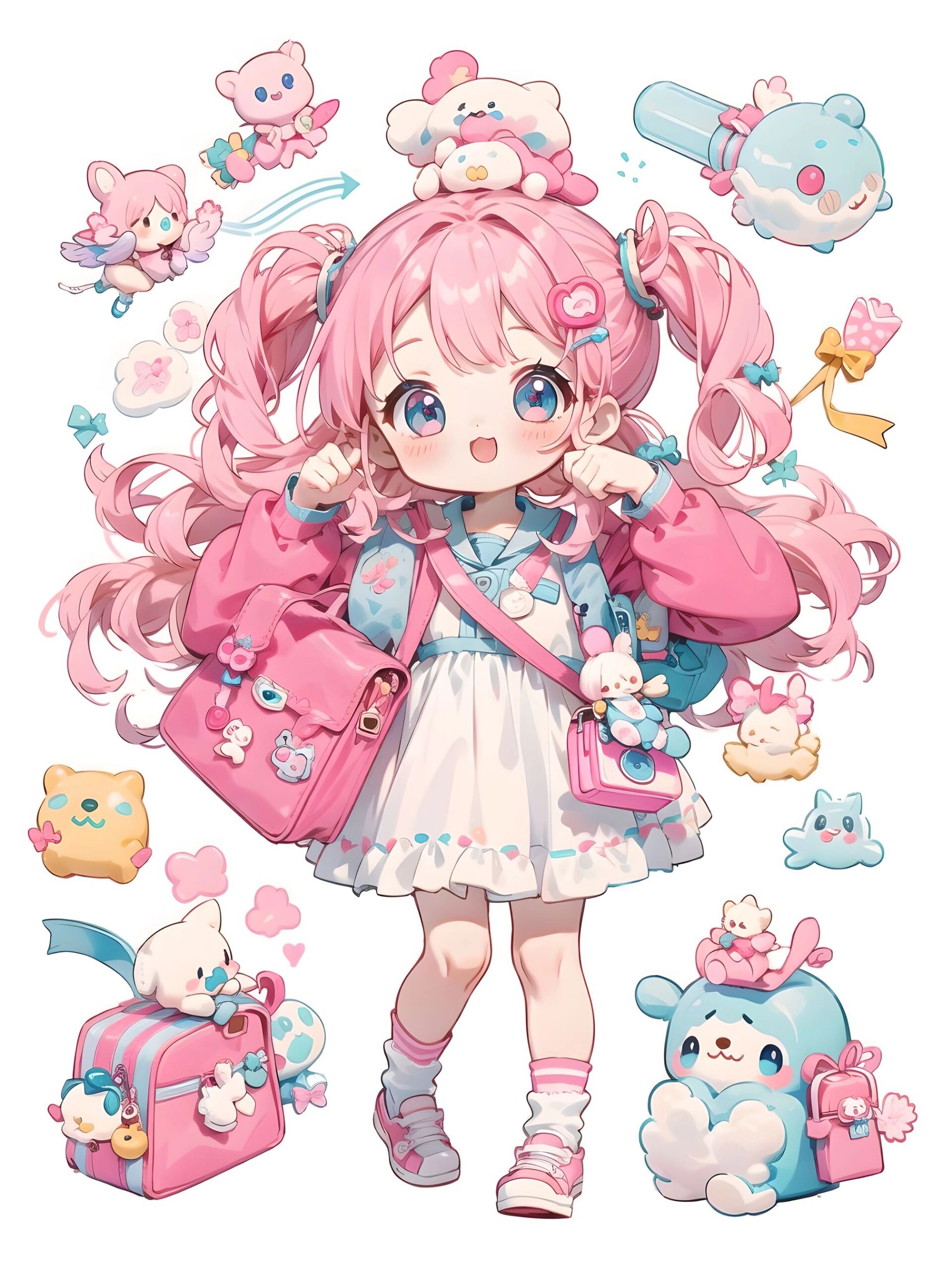 q版可爱卡通女孩