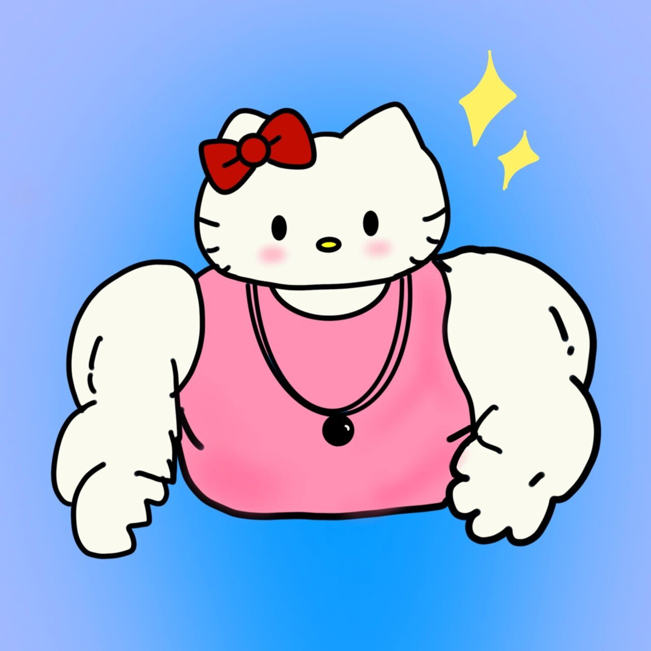 第十三期|猛男hellokitty头像! 猛男专用!