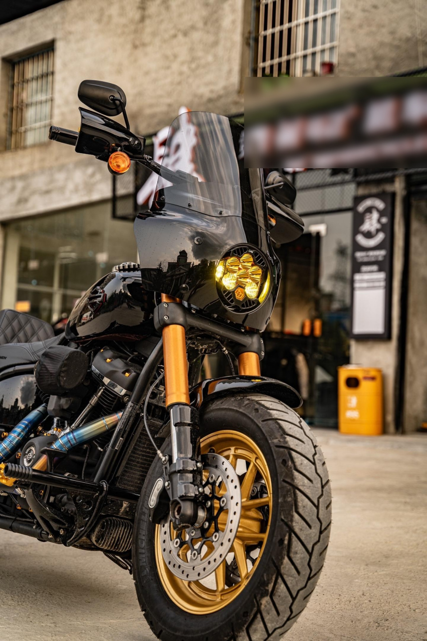 哈雷肥霸club style改装.