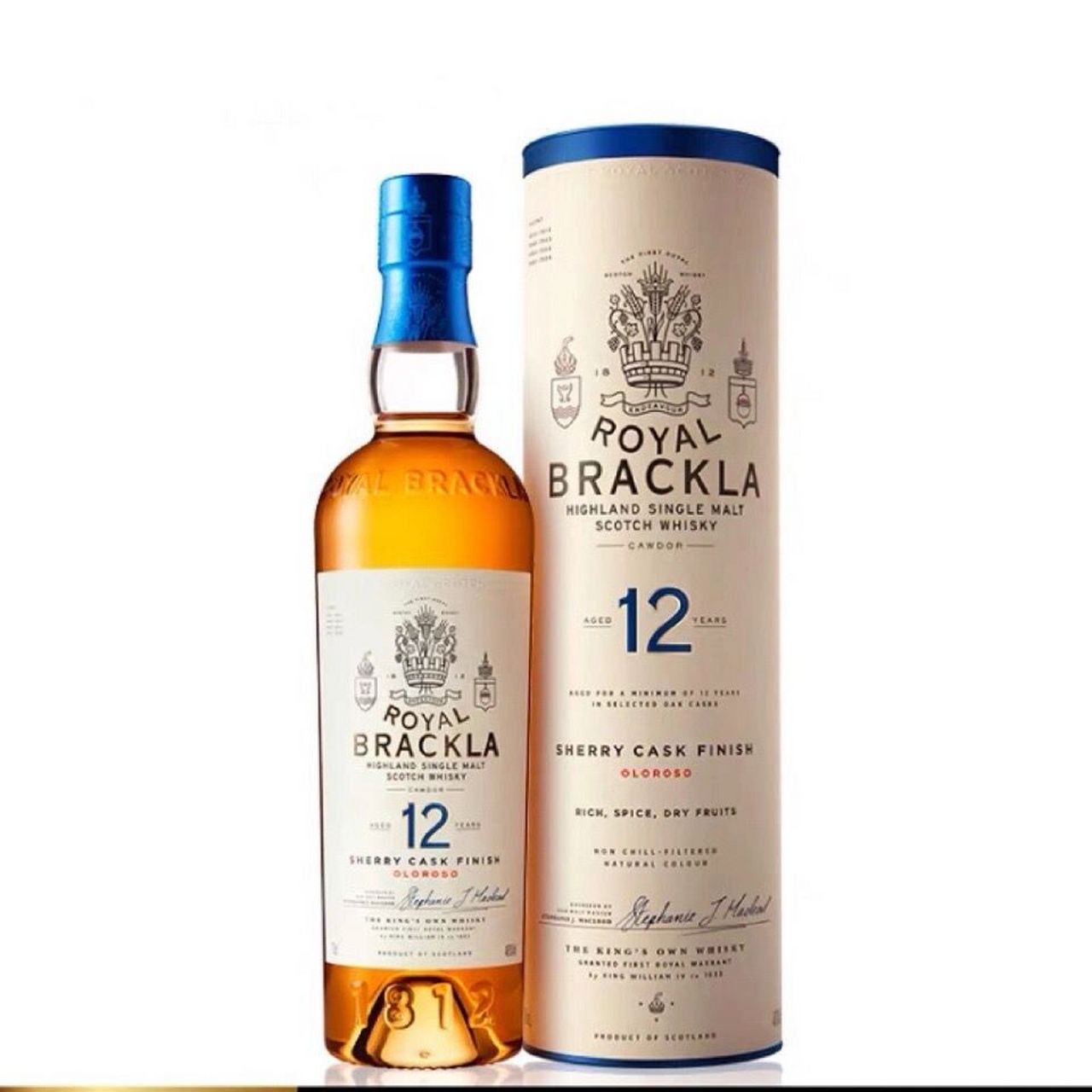 royal brackla 12 year old sherry cask finish highland single